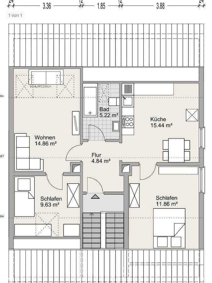 Ferienwohnung Heddesheim Exterior foto